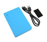 LBEC Alloggiamento per Disco Rigido da 2,5 Pollici Alloggiamento per Disco Rigido Plug And Play Facile da installare Database di archiviazione Mobile espandibile per SDD da 2,5 Pollici (Blu)