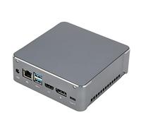 LBEC Micro PC Portatile Compatto 8G 256GB RAM Mini PC Dual DDR4 Metallo Aspetto Max 64GB per Media Center Digital Signage 110-240V (Spina UE)