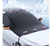 lbEUR Copertura Parabrezza Auto per Ford Tourneo Custom 2012-2021 2022 2023 2024 2025, Telo Parabrezza Antigelo Magnetico- Copri Parabrezza per Auto Inverno, Protezione Anti Gelo Neve Facile da Usare