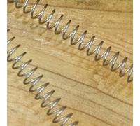 Lbin-Molle di compressione 1 metro, filo di diametro 1.5 in acciaio inox sottile molla a compressione a spirale lunga, 10 11 12 13 14 15 16 18 20 25 mm di diametro esterno, 1 pezzo, Multiuso durevole(