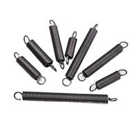 Lbin-Molle di compressione Diametro del filo della molla di allungamento dell'acciaio for molle 1.2mm 1.5mm Diametro esterno 12mm 14mm 15mm Lunghezza totale 30~100mm, Multiuso durevole(1.2x12x40mm,1 P