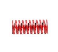 Lbin-Molle di Compressione Diametro Esterno 20 mm Diametro Interno 10 mm Lunghezza 20-60 mm Molla di Compressione stampaggio a Vite Rossa, 2 Pezzi, Multiuso Durevole(65mm,10mm)