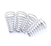 Lbin-Molle di Compressione Molla conica a Torre in Acciaio Inossidabile con Diametro del Filo di 1 mm Multiuso Durevole(1x(19-22) x30-6,2Pcs)
