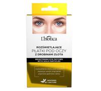 L'Biotica Collagen Under Eye Patches Illuminating with Gold 3 Pairs