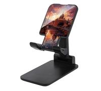 LBKHDS Supporto per telefono cellulare per scrivania,Supporto per telefono stampa tramonto Roma,Supporto per telefono cellulare,Supporto per telefono portatile pieghevole