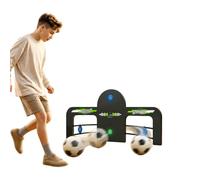 LBMED Console Interattiva per Il Gioco del Calcio, Allenatore di Passaggi Calcistici con Schermo LED per Il Punteggio, 5 modalità di Gioco E Risposta Luminosa, Ritorno Automatico della Palla
