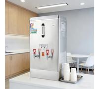 LBMED Distributore di Acqua Calda da 50L, Bollitore Commerciale Istantaneo, Controllo della Temperatura da 0°C a 100°C E Sistema Anti-sbavatura, Ingresso Automatico dell'Acqua, Riscaldamento a Zone