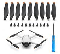 LBMOUD 8 eliche compatibili Mini 3 Pro e Mini 4 Pro, pale ricambio drone con viti, accessori volo e riparazione, accessori drone, eliche ricambio, borsa drone, manutenzione volo