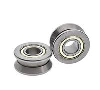 LBNVBC BRDI16833 Cuscinetti 4 Pezzi LV202-41 ZZ 15x41x20 mm Estrattore con scanalatura a V Cuscinetti a Sfere a rulli Tracce Cuscinetti for binari di Guida a Piedi 15mm x 41mm x 20mm