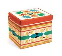 LBR- Scatola per Giocattoli con Sedile Tipi No aplica Baule e Contenitore, Multicolore, 54482