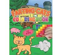 L'Brightside Drawings Farting Cats Coloring Book For Kids (Tascabile)