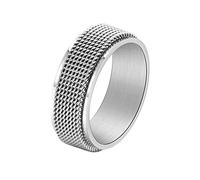 LBRTMED Anelli di fidanzamento inossidabile per matrimoni Knbob Men, motociclisti spinner 8mm