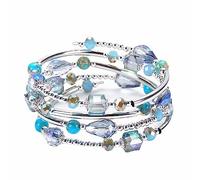 LBRTMED Bracciale di perline da 8 mm da 8 mm per donne uomini, braccialetto di pietra naturale di tigre a strati di tigre a strati di rame da 4,5 pollici