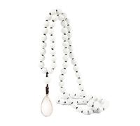LBRTMED Bracciale Xfzjchap da 8 mm per uomini e donne, in lega 80 perle multistrato con bracciale in pietra a ciondolo lacrimale elastico