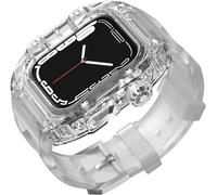 LBRTMED Schik 45mm 44mm Case trasparente Mod Mod Band Band ， per Series 9 8 7 6 5 SE Watch Sostituzione Accessori di sostituzione