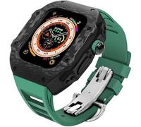 LBRTMED Schik Premium Carbon Fibre Watch Cink Cint ， per orologio Ultra 49mm da 45 mm ， Kit di conversione della fascia per orologi in metallo impermeabile da uomo ， per iwatch 8 Accessori in serie 7