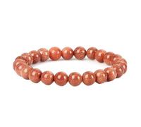 LBRTMED Xfzjchap Bracciale perle da 8 mm per donne e uomini, bracciale in pietra yoga intrecciata regolabile da 6,5-12 pollici, gioielli di moda