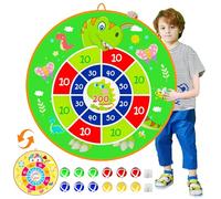 Lbsel 25.5" Grande Bersaglio per Freccette per Bambini con 12 Palline adesive per Interni ed Esterni, Divertente Gioco per Feste, Idee Regalo per Ragazzi e Ragazze 3 4 5 6 7 8 9 10 11 12 Anni(65cm)