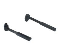 LBTODH 2 spazzole stilo nere per giradischi per la pulizia degli aghi dei dischi in vinile