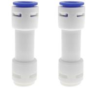 LBTODH Valvola di ritegno unidirezionale da 3/8 di pollice Push to Connect Valvola di ritegno in plastica Raccordo rapido per filtri dell'acqua RO