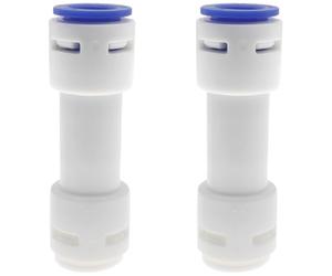 LBTODH Valvola di ritegno unidirezionale da 3/8 di pollice Push to Connect Valvola di ritegno in plastica Raccordo rapido per filtri dell'acqua RO