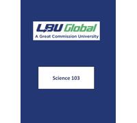 LBU Global Course Workbooks: Science 103