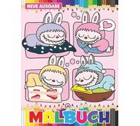 Lᴀbúbu Malbuch: Über 60 Lustige Und Schöne Ausmalbilder Für Kinder, Mädchen Und Teenager