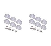 Lbvzxkad 12 Pezzi Bianca Pearl Guitar Tuning Pioli Chiavi Accordatori per Pulsanti Meccaniche Premium Tuning Key Button Cap Manopole Cappucci per Maniglie
