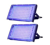 Lbvzxkad 2 Pz Luce Nera UVA 220V Luce Nera IP65 Impermeabile Luce Nera per Illuminazione Scenica, Pittura Corporea Fluorescente Spina EU 100W