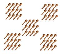 Lbvzxkad 250 Pezzi Piccoli Cucchiai di Legno Mini Cucchiai di Cucchiaino di Legno Honey Cucchiai Condimenti di Cottura per Cucina ()