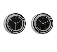 Lbvzxkad 2X Home Soggiorno Decorazione Orologio da Parete nel Acrilico Modelli di Esplosione Minimalista Stile Nordico Orologio Trasparente