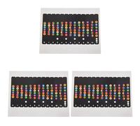 Lbvzxkad 3X Imparare A Giocare con Un Adesivo per Le Note per la Tastiera | Pettine Adatto per Chitarra Elettrica, Chitarra Acustica, Chitarra Classica, Chitarra Western E Ukulele