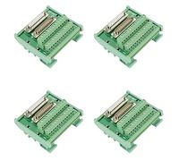 Lbvzxkad 4X Scheda di Breakout del Connettore/Femmina del Modulo di Interfaccia Guida DIN DB25