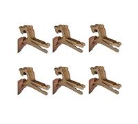 Lbvzxkad 60 Pezzi Appendiabiti Nel Legno per Vestiti del Bambino Appendiabiti Nel Legno Naturale per Appendiabiti per Bambini Appendiabiti per Camerette per Bambini