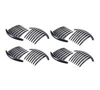 Lbvzxkad 8 Pz Capelli Pettine Perno Accessori Plastica Donne Signora Moda Nero