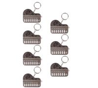Lbvzxkad Ciondolo Mini Tastiera Elettronica Portatile In Metallizzato da 7 Pezzi, In di Suonare il Piccolo Pianoforte