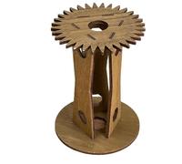 Lbvzxkad Corda per Tessitura con Manici in Legno DIY, Disco per Intrecciare Il Legno per Braccialetti 'Amicizia, Telai per Slot Kit per Intrecciare La Corda A Mano DIY