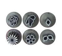Lbvzxkad Set di Penne per Timbri per Nail Art, 6 Pezzi di Penna per Timbri per Nail Art DIY, Strumento per Timbri per Nail Art con Diversi Motivi, Penna per Timbri per Nail Art