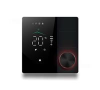 Lbvzxkad Termostati Intelligenti Tuya per Condizionatori D'Aria con Controllo Remoto WIFI, Termostato A Manopola Intelligente LED per Controllo Della Temperatura B