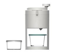 Lbvzxkad Tritaghiaccio Manuale Portatile, Frullatore Multifunzione, Tritaghiaccio Portatile per Cucina Domestica, Strumento Compatto per Rompere La Grandine