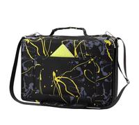 Lbxgap Organizer per matite colorate con cerniera, in tessuto resistente, per pittori e artisti, con scomparti piccoli, inchiostro giallo, 500 pezzi