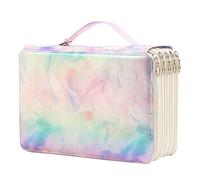 Lbxgap Portatile Colorato Stampa Modello Matita Caso, Marmo-viola, 250, Arte, portatile, elegante, durevole, viaggio