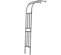 LBYDXD Arco da Giardino Semi-Laterale, Arco in Metallo con Peso Leggero, pergola per Giardino, Piante rampicanti da Giardino pergolato, Decorazione per Cerimonia nel Cortile del Prato