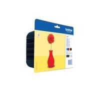 Brother LC121VALBPDR cartuccia d'inchiostro 4 pz Originale Nero, Ciano, Magenta, Giallo
