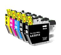 LC-3213 LC3211 Cartucce compatibili per Brother LC-3213 LC3213VAL LC3211 LC-3211 per DCP-J572DW DCP-J772DW DCP-J774DW MFC-J497DW MFC-J491DW MFC-J890DW MFC-J895DW(Confezione da 5)