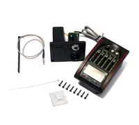 Lc-5 Equalizzatore per Chitarra a 5 Bande Lc05a Nero | Preamplificatore Piezo in Plastico, Auto Manual Tuning, per Classical Guitar Box Guitar