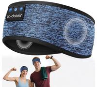 LC-dolida Cuffie per Dormire Bluetooth Fascia, Fascia per Cuffie Sportive Maschera del Sonno per le Cuffie per Donne/Uomini/Adolescenti, Fascia Musicale per Sportivo,Jogging, Yoga, Viaggio