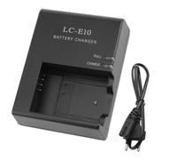 LC-E10 Caricabatterie Rapido, Compatibile con LC-E10C LC-E10 LC-E10E Caricabatterie Compatibile per Canon 1100D 1200D 1300D 1500D 2000D 3000D 400D EOS Rebel T3 T5 T6 Fotocamere