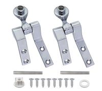 LC LICTOP Cerniere universali per sedile WC, connettore di ricambio con viti e bulloni, accessori in lega di zinco, cromatura