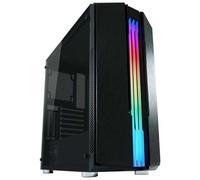 LC-Power CAJA PC Gaming 702B, Midi Tower, PC, Metal, DE PLÁSTICO, VIDRIO TEMPLADO, Negro, ATX,Micro ATX,Mini-ITX, JUEGO